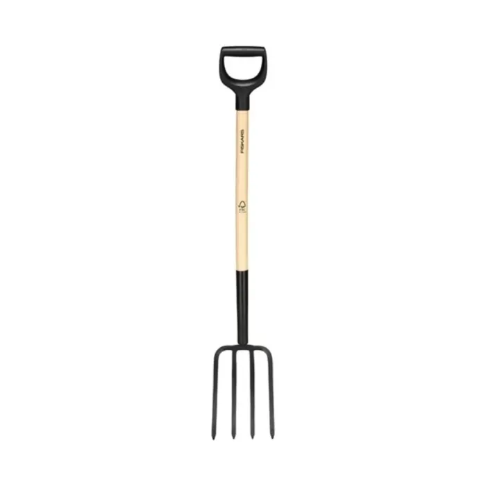 Fiskars-Solid™-1070676 Вила садові з дерев'яною ручкою