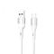 Кабель SkyDolphin S06V LED Smart Power USB - microUSB (M/M) 1 м, White (USB-000558)