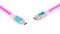 Кабель REAL-EL Premium USB Type-C - USB Type-C (M/M), 1 м, Rainbow (EL123500053)