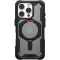 Чохол-накладка Urban Armor Gear Magsafe для Apple iPhone 16 Pro Plasma XTE Black/Orange (114474114097)