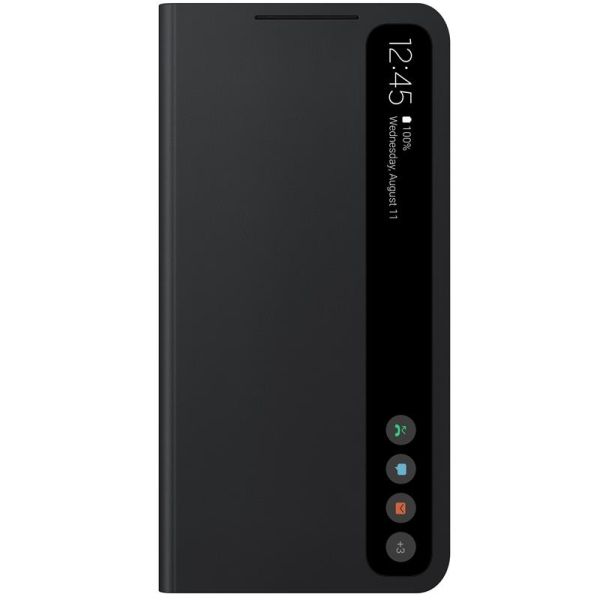 Чохол-книжка Samsung Smart Clear View Cover для Samsung Galaxy S21 FE SM-G990 Dark Gray (EF-ZG990CBEGRU)