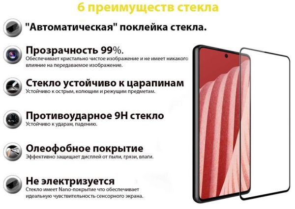 Захисне скло BeCover для Samsung Galaxy A73 SM-A736 Black (707323)