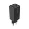 Мережевий зарядний пристрій ColorWay GaN3 Pro Power Delivery (2USB Type-C PDx3A;1USBx3A) Black (CW-CHS039PD-BK)