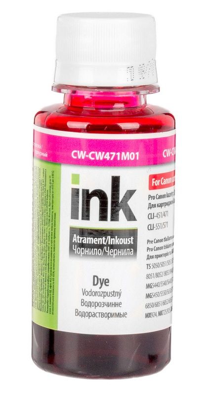 Чорнило ColorWay Canon CLI-471 (Magenta) (ColorWay-ColorWay471M01) 100мл