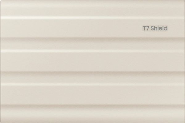 Накопичувач зовнішній SSD 2TB Samsung T7 Shield Beige (MU-PE2T0K/EU)