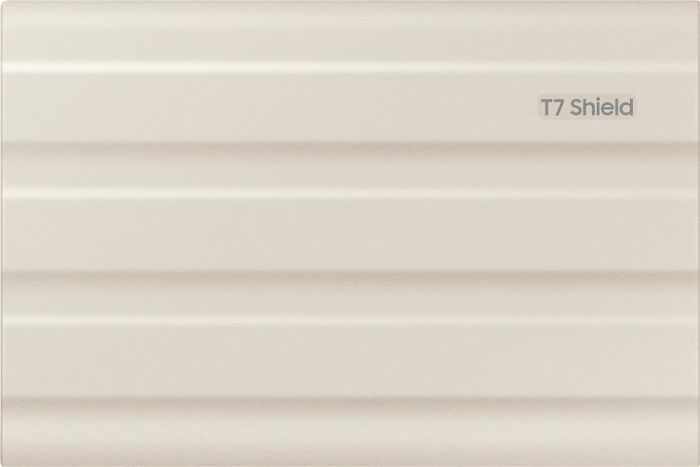 Накопичувач зовнішній SSD 2TB Samsung T7 Shield Beige (MU-PE2T0K/EU)