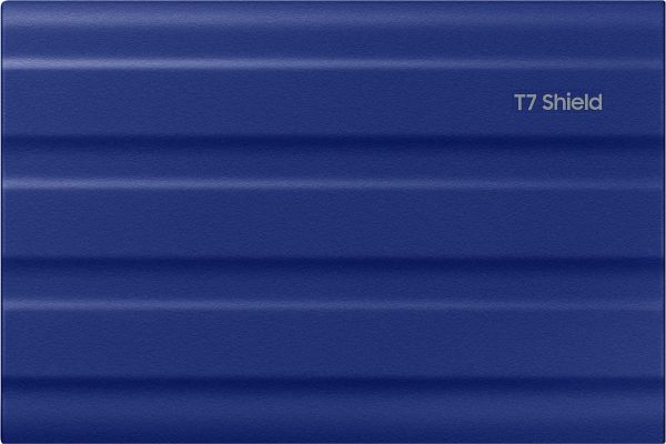 Накопичувач зовнішній SSD 1TB Samsung T7 Shield Blue (MU-PE1T0R/EU)