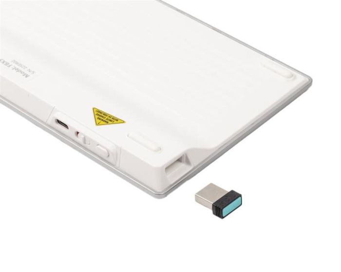 Клавіатура бездротова A4Tech Fstyler FBX51C White
