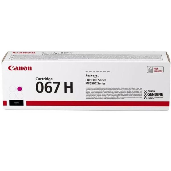 Картридж Canon 067H MF651ColorWay/MF655Cdw/MF657Cdw/LBP631ColorWay/LBP633Cdw Magenta (5104C002)