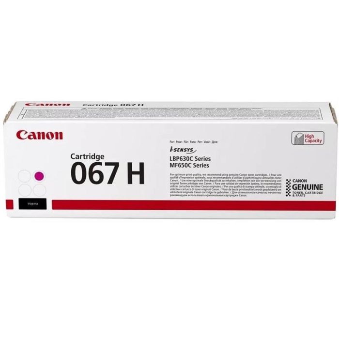 Картридж Canon 067H MF651ColorWay/MF655Cdw/MF657Cdw/LBP631ColorWay/LBP633Cdw Magenta (5104C002)