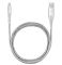 Кабель Ttec USB - Lightning (M/M), ExtremeCable, 1.5 м, Silver (2DKX01LG)