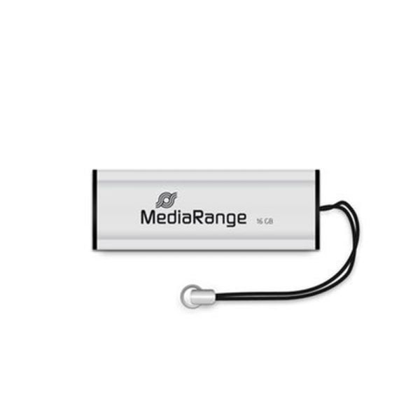 Флеш-накопичувач USB3.0 16GB MediaRange Black/Silver (MR915)