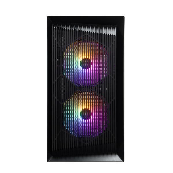 Корпус 1stPlayer BS-2-BK-3F1 Black без БЖ