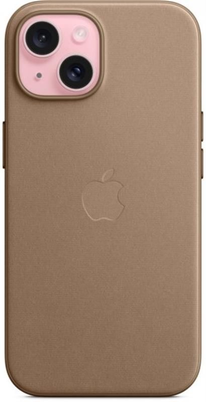 Чохол-накладка Apple FineWoven Case with MagSafe для Apple iPhone 15 Taupe (MT3C3)