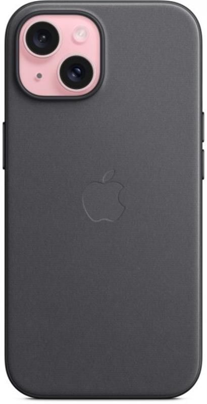 Чохол-накладка Apple FineWoven Case with MagSafe для Apple iPhone 15 Black (MT393)