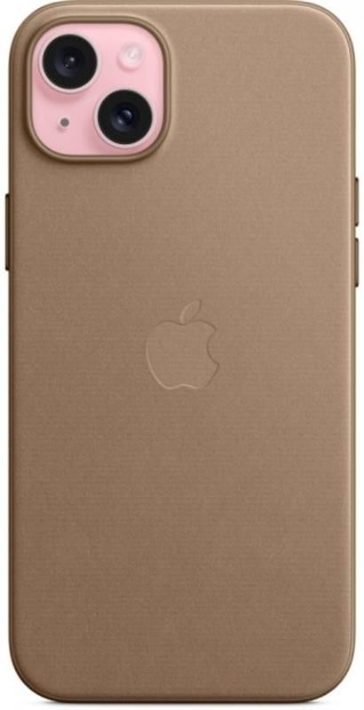 Чохол-накладка Apple FineWoven Case with MagSafe для Apple iPhone 15 Plus Taupe (MT473)