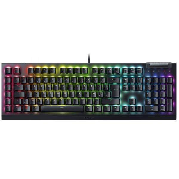 Клавіатура Razer BlackWidow V4 X Green Switch RU Black (RZ03-04700800-R3R1)