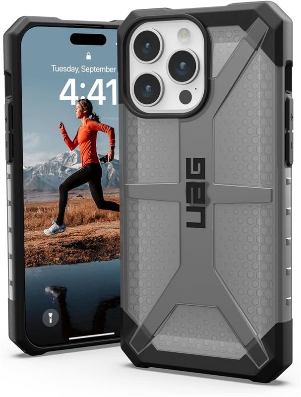 Чохол-накладка Urban Armor Gear Plasma для Apple iPhone 15 Pro Max Ash (114304113131)