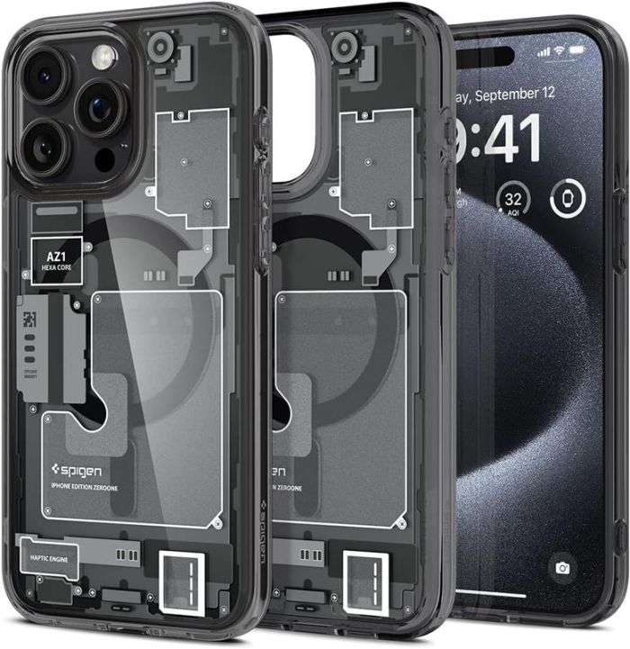Чохол-накладка Spigen Ultra Hybrid MagFit для Apple iPhone 15 Pro Zero One (ACS06721)