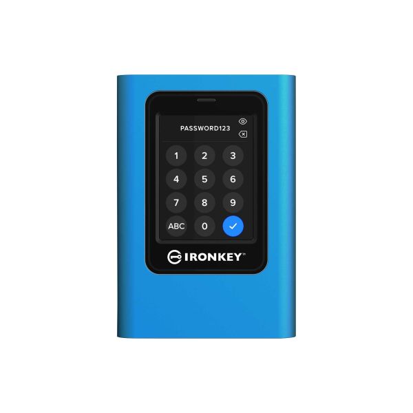 Накопичувач зовнішній SSD Portable 3.84TB Kingston IronKey Vault Privacy 80 (IKVP80ES/3840G)