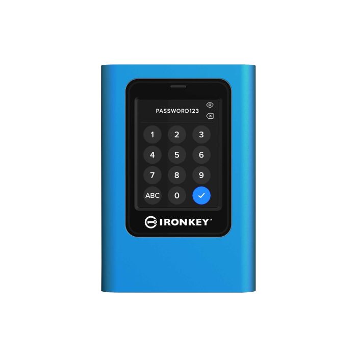 Накопичувач зовнішній SSD Portable 3.84TB Kingston IronKey Vault Privacy 80 (IKVP80ES/3840G)
