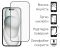 Захисне скло Dengos для Apple iPhone 15 Black Full Glue (TGFG-318)