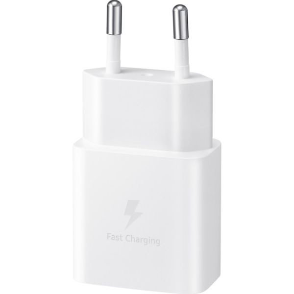 Мережевий зарядний пристрій Samsung EP-T1510N White, 1хUSB Type-C, 15W (EP-T1510NWEGEU)