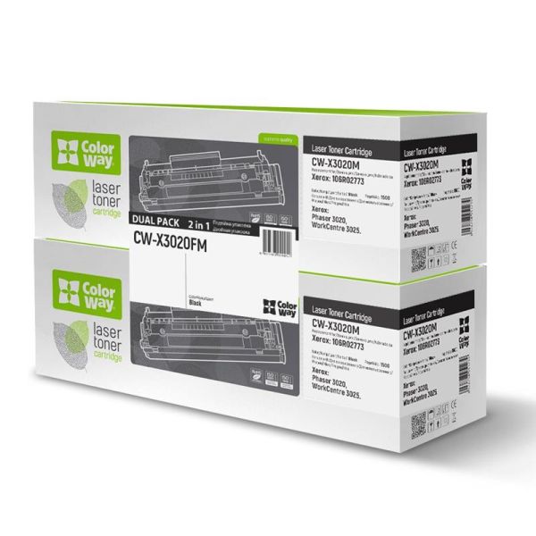 Картридж ColorWay (ColorWay-X3020FM) Xerox Phaser 3020/WC3025 (106R02773) Dual Pack