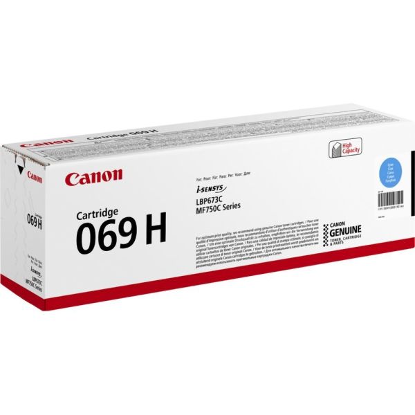 Картридж для Canon (069H) MF752Cdw Cyan (5097C002)