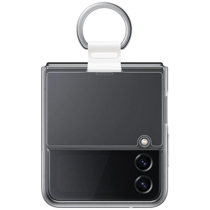 Чохол-накладка Samsung Clear Cover with Ring для Samsung Galaxy Flip 4 SM-F721 Transparent (EF-OF721CTEGUA)