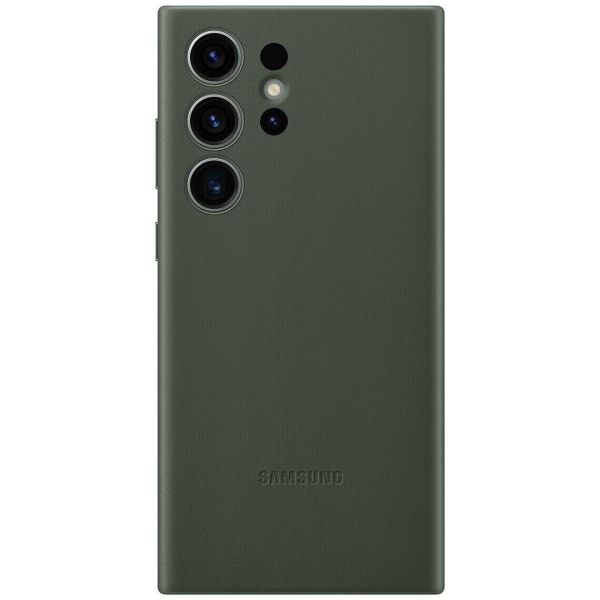 Чохол-накладка Samsung Leather Cover для Samsung Galaxy S23 Ultra SM-S918 Green (EF-VS918LGEGRU)