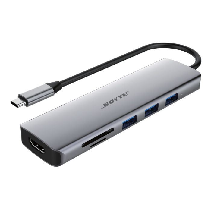 USB-хаб Boyye UC-602 USB Type-C 6-в-1