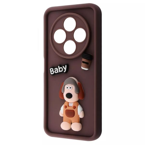 Чохол-накладка Pretty Things Case для Xiaomi Redmi 14C 4G/Poco C75 Brown/Baby