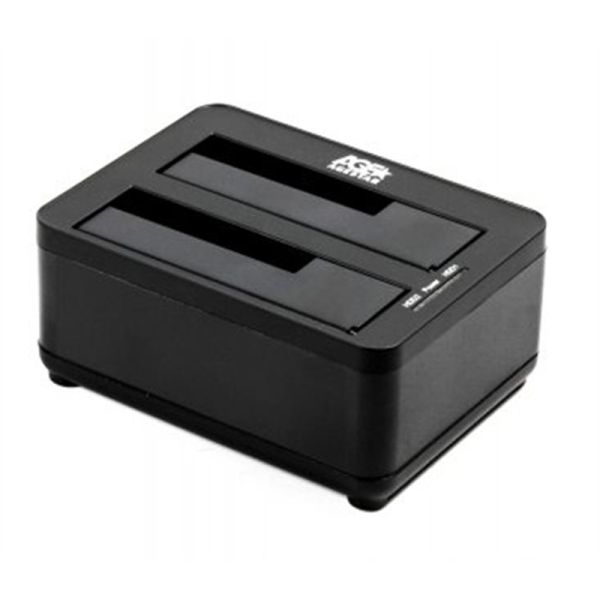 Док-станція AgeStar 3UBT8 для SATA HDD 2.5"/3.5", USB 3.0, Black