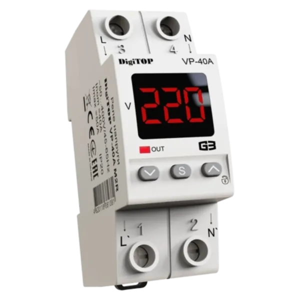 DigiTOP VP-40A M2R Реле напруги