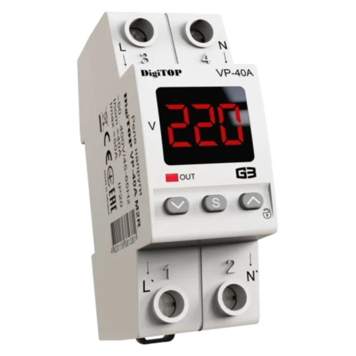 DigiTOP VP-40A M2R Реле напруги
