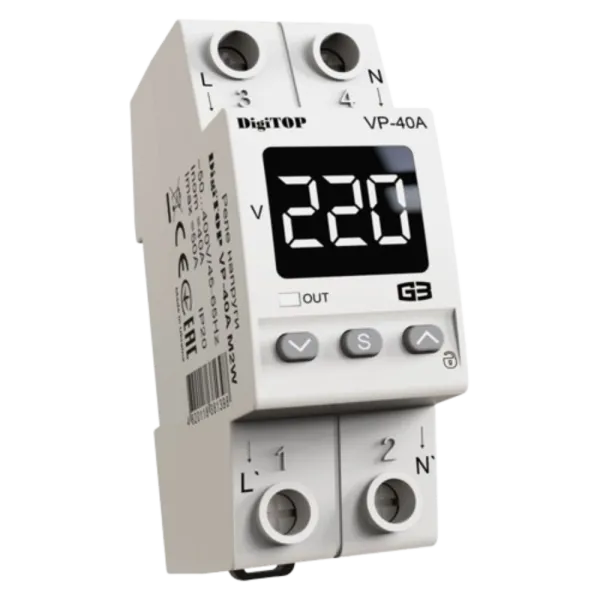 DigiTOP VP-40A M2W Реле напруги