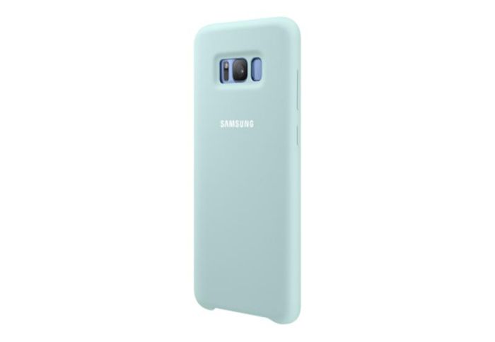 Чохол-накладка Samsung Silicone Cover для Samsung Galaxy S8 G950 Blue (EF-PG950TLEGRU)