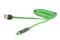 Кабель PowerPlant Quick Charge Flat USB2.0-MicroUSB-Lightning, 2м Green (CA910502)