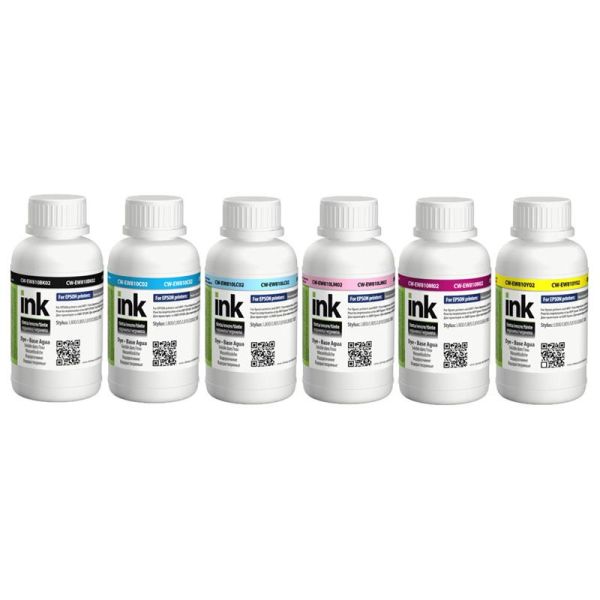 Комплект чорнил ColorWay Epson L800/810/850 BK/С/LC/LM/M/Y (ColorWay-EW810SET02) 6*200г