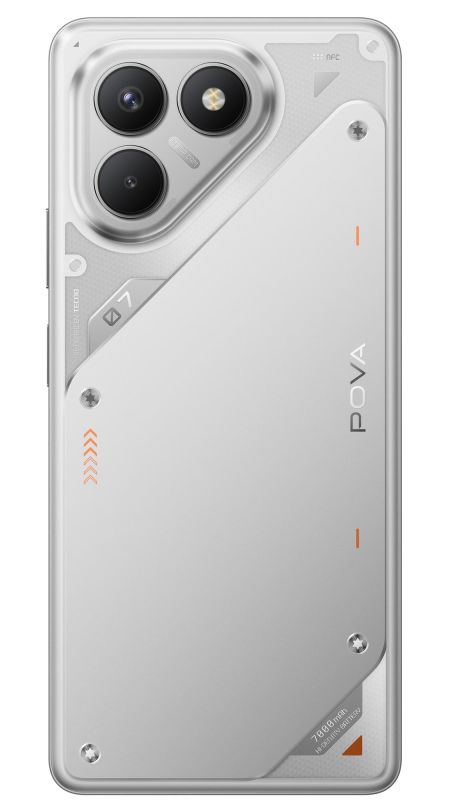 Смартфон Tecno Pova 7 Neo (LJ6) 8/128GB Magic Silver (4894947086809)