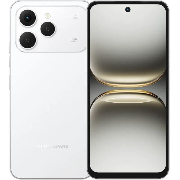Смартфон Tecno Spark 40 (KM5n) 8/256GB Veil White (4894947091575)