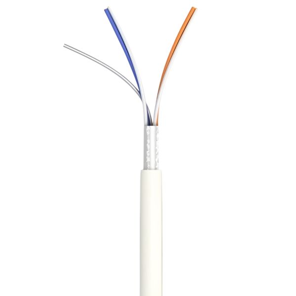 Кабель витая пара FTP 5е OK-Net КПВЭ-ВП (100) FTP, CAT5е, 4х2х0.46, бухта 100м (49559)