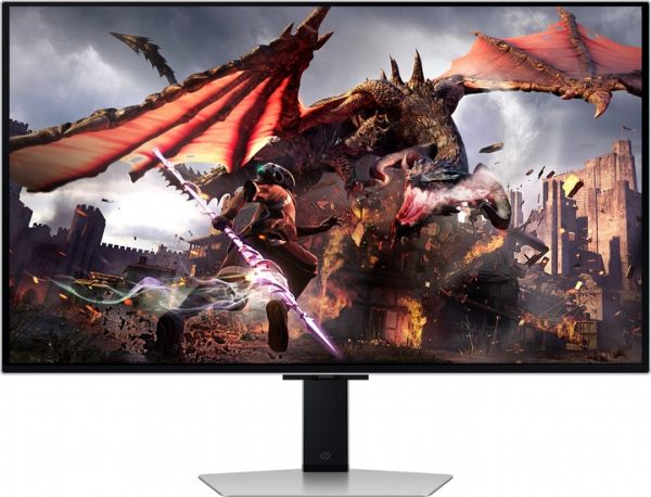Монітор Samsung 32" Odyssey G80SD (LS32DG800SZXUA) OLED Black Curved 240Hz