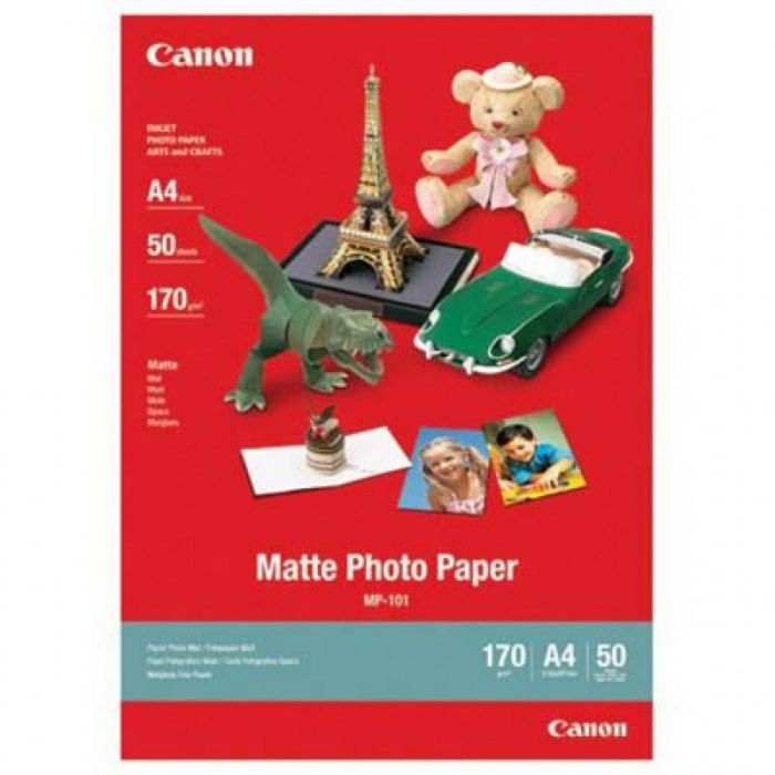 Фотопапір CANON (MP-101) Photo Paper Matte матовий 170г/м2 А4 50л (7981A005)