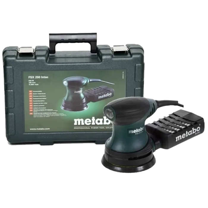 Metabo FSX 200 Intec (609225500) Ексцентрикова шліфмашина