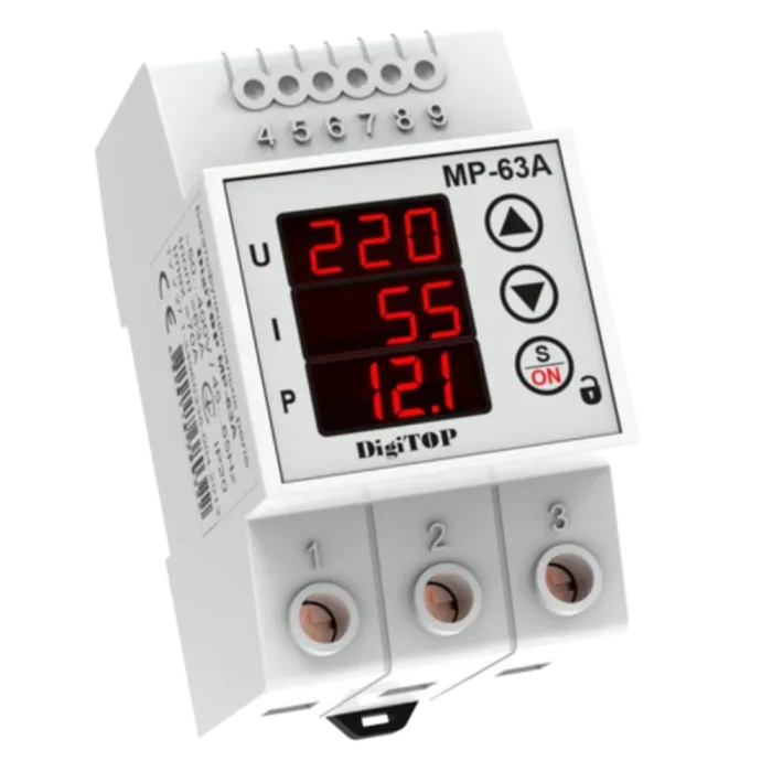 DigiTop MP-63A Реле напруги