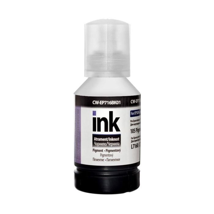 Чорнило ColorWay Epson L-7160/7180 (Black Pigment) (ColorWay-EP716BK01) 140мл