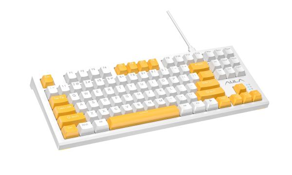 Клавіатура Aula F3032 KRGD Brown White (6948391201757)