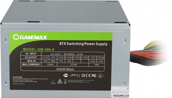 Блок живлення GameMax GM-400-8CM 400W